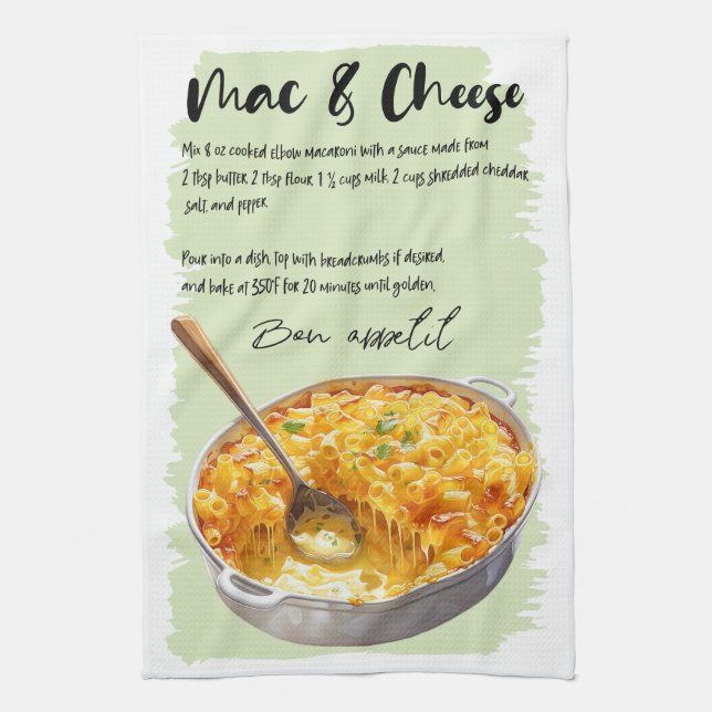 Linge De Cuisine Recette de cuisson Mac et fromage (Vertical)