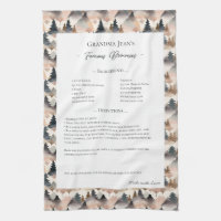 Recette famille Hirloom Mountain Trees