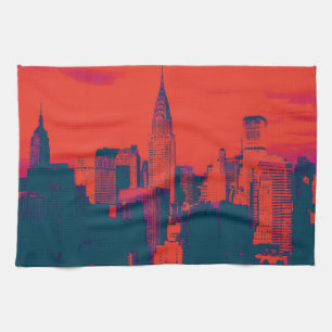 Linge De Cuisine Red Pop Art New York