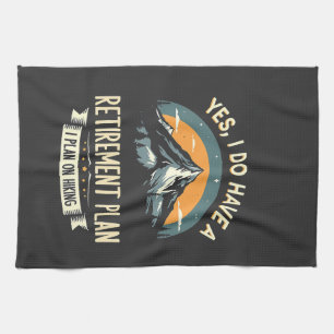 Linge De Cuisine Régime de retraite Randonnée Drôle papa à l'extéri