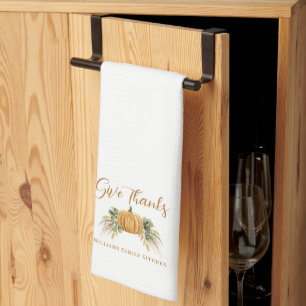Linge De Cuisine Remerciez le Citrouille d'automne de Thanksgiving