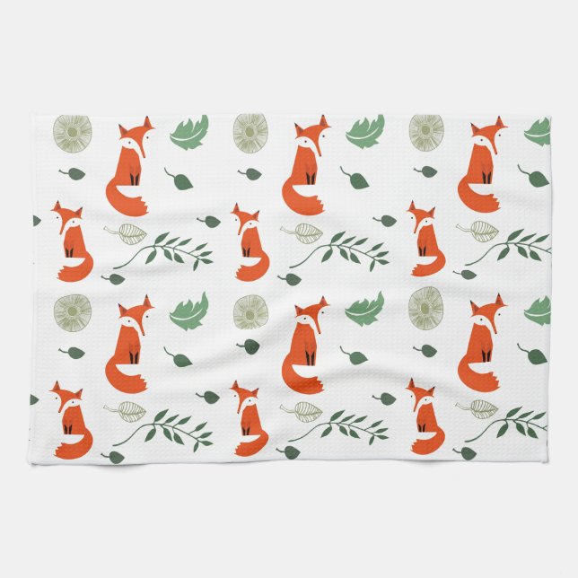 Linge De Cuisine Renards (Horizontal)