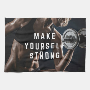 Linge De Cuisine Rends-Toi FORT. Motivation de l'entraînement des f