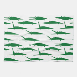 Linge De Cuisine Reptile d'alligator de la mastication bruyante  
