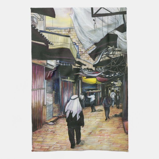 Linge De Cuisine Retour à pied à travers l'Antiquité, Jérusalem (Vertical)