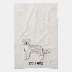 Linge De Cuisine Retriever du Golden couleur crème anglaise Nom per