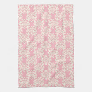Linge De Cuisine Rétro damassé florale