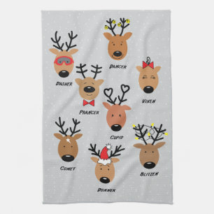 Linge De Cuisine Rinder de Père Noël