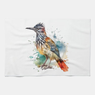 Linge De Cuisine Roadrunner, aquarelle