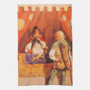 Linge De Cuisine Robin des Bois vintage rencontre la vierge de Mari