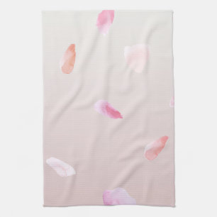Linge De Cuisine Romantique rose pâle Rose pétal floral