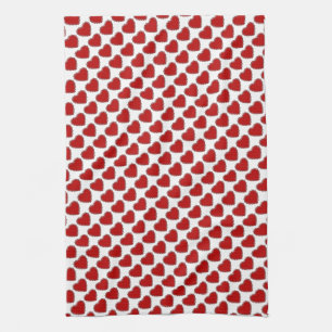 Linge De Cuisine Romantique Valentine amour coeur rouge