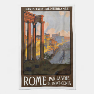 Linge De Cuisine Rome Italie Forum Romain à l'aube, Art de Voyage V
