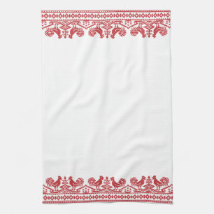 Linge De Cuisine Rooster cross-stitch