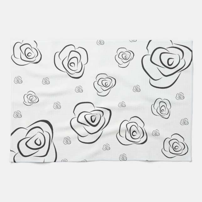 Linge De Cuisine Rose (Horizontal)