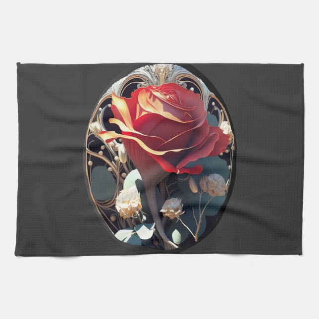 Linge De Cuisine ROSE n° 1 (Horizontal)