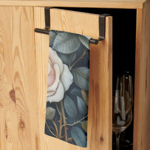 Linge De Cuisine Roses pêche                                  