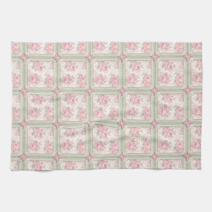 Linge De Cuisine Roses Roses Patchwork Rose Vintage