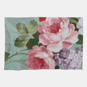 Linge De Cuisine Roses rouges roses vintages et élégantes