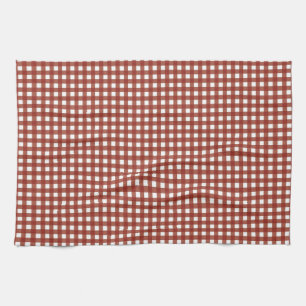 Linge De Cuisine Rouge et blanc En vichy