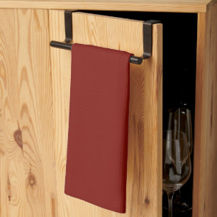 Linge De Cuisine Rouge grange (couleur solide)