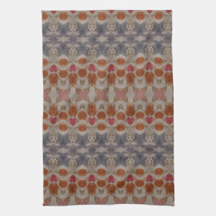 Linge De Cuisine Rouge rouille bleue