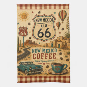 Linge De Cuisine Route 66 Nouveau-Mexique Café Cuisine Style