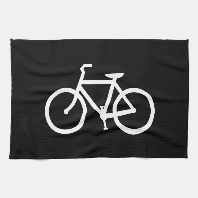 Linge De Cuisine Route des Vélos blancs (Horizontal)