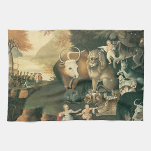 Linge De Cuisine Royaume pacifique par Edward Hicks Vintage Folk Ar