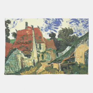 Linge De Cuisine Rue de village à Auvers par Vincent van Gogh