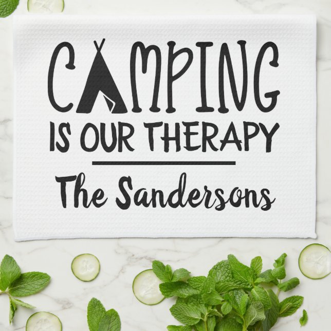 Linge De Cuisine Rustic Camping est notre tente thérapeutique Nom d (Plié)