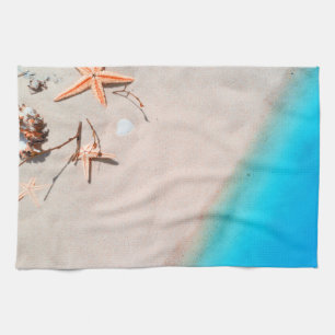 Linge De Cuisine Sable Tropical Beach Starfish