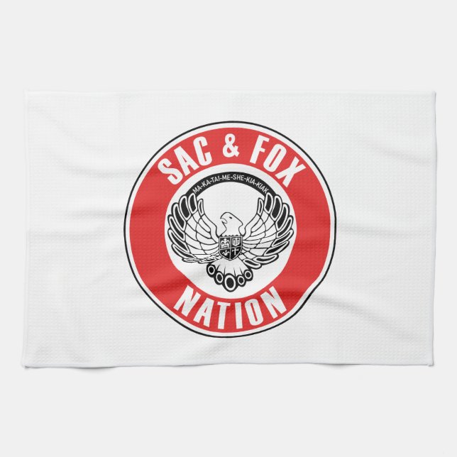 Linge De Cuisine sac renard drapeau américain indigène usa symbole  (Horizontal)