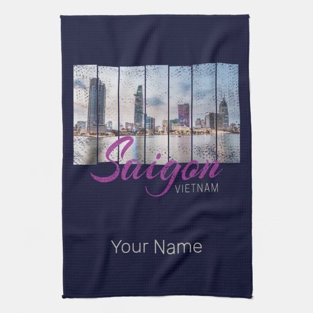 Linge De Cuisine Saigon (Ho-Chi-Minh-Stadt) HCMC Vietnam Souvenir (Vertical)