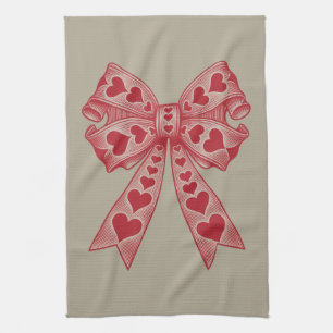 Linge De Cuisine Saint Valentin Coeur Coquette arc Retro Valentine