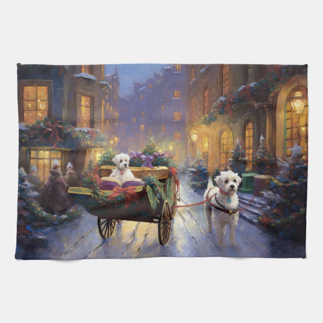 Linge De Cuisine Saison de Noël maltaise (Horizontal)