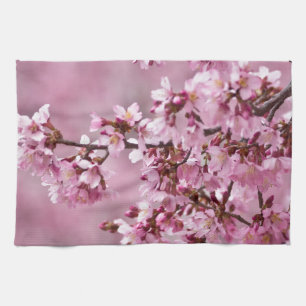 Linge De Cuisine Sakura Cherry Blossoms Pastel Pink Layers