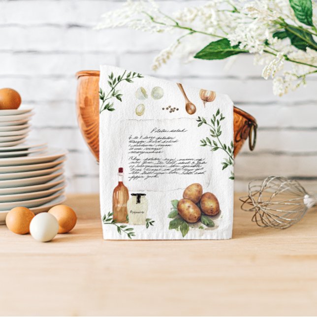 Linge De Cuisine Salade de pommes de terre | Recette Heirloom Tea T (Créateur téléchargé)