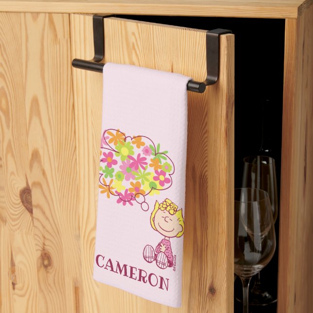 Linge De Cuisine Sally pense aux fleurs (Pliage en tiers)