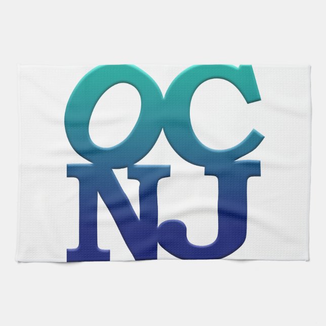Linge De Cuisine Salutations de Ocean City NJ (Horizontal)