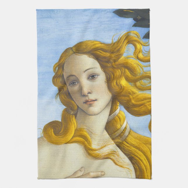 Linge De Cuisine Sandro Botticelli - Naissance de Vénus Gros plan (Vertical)