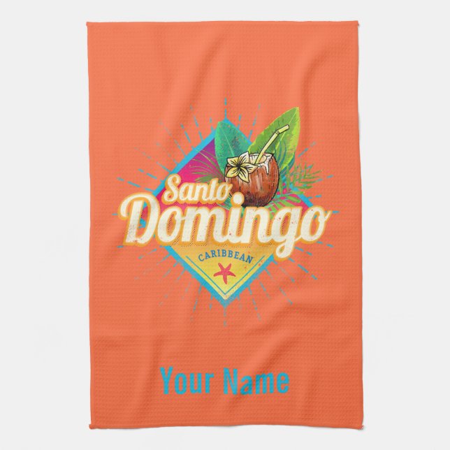 Linge De Cuisine Santo Domingo Caraïbes République Dominicaine Retr (Vertical)