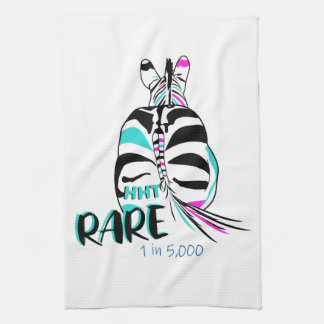 Linge De Cuisine Sapette à main en zèbre pour maladie rare HHHT