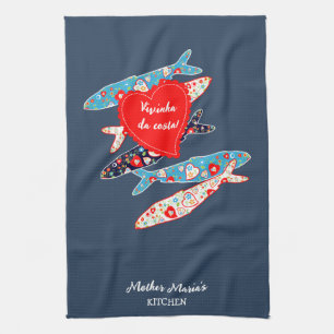 Linge De Cuisine Sardines portugaises