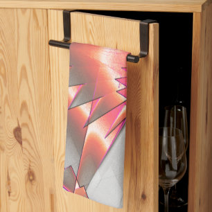 Linge De Cuisine Saumon ou pêche, extrêmement rugueux numérisé