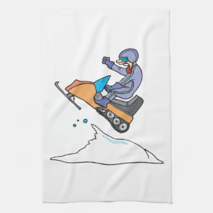 Linge De Cuisine Saut Snowmobiling