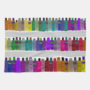 Linge De Cuisine Savonnez l'arc-en-ciel de bouteille - pour les