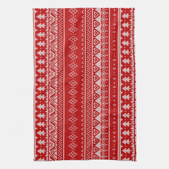 Linge De Cuisine Scandinavian red jumper (Vertical)