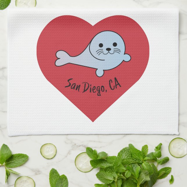 Linge De Cuisine Sceau San Diego (Plié)