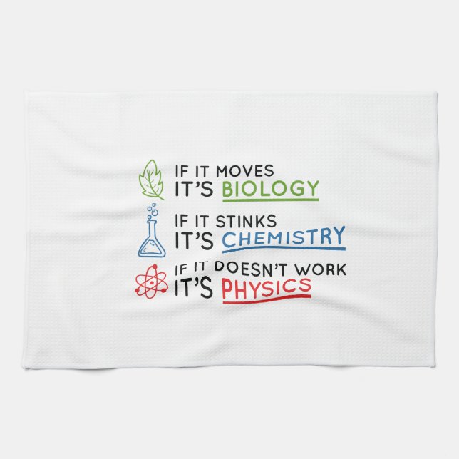 Linge De Cuisine Science (Horizontal)